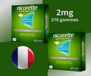 🟢 Nicorette Chewing-Gum 2 mg (210 gommes) : Solution efficace pour arrêter de fumer au Maroc 🇲🇦 🚭