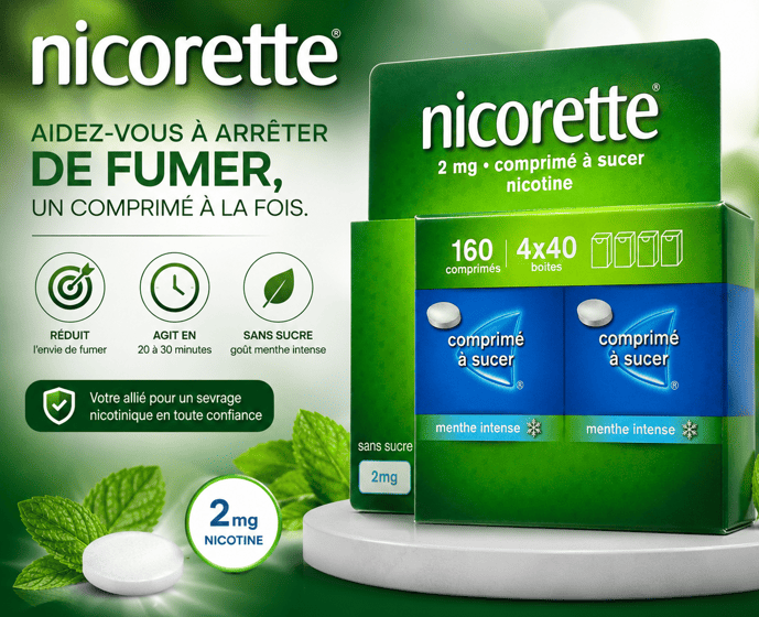 Nicorette Comprimés à Sucer 2 mg au Maroc : Une Solution Efficace pour Arrêter de Fumer