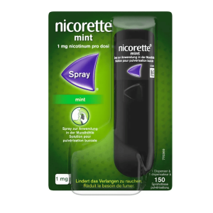 Nicorette Spray 1mg au Maroc : Spray Buccal à la Nicotine pour Arrêter de Fumer Rapidement et Efficacement